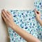 RoomMates Blue & Green Brushstroke Leopard Peel and Stick Wallpaper